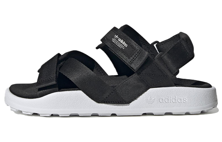 Adilette Women's Adidas Originals Adventure Sandal 'Black White' Women's