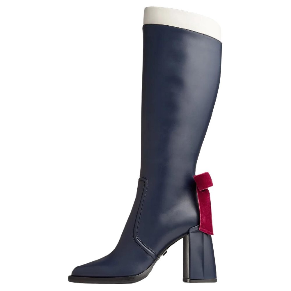Jimmy Choo Sailor Moon Joint Name Knee high Boots 9.5cm Women's Black