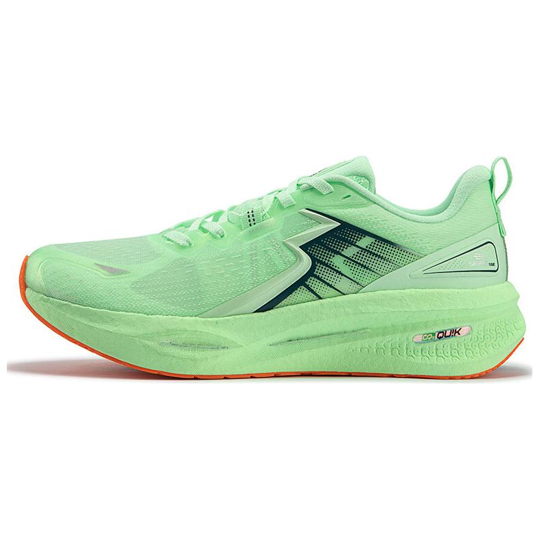 361° Float Anti-Slip Wear-Resistant Low-Top Casual Running Shoes Men's Ice Emerald Green Numbers Teal