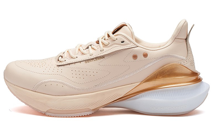 361° Cushioned Wear-Resistant Breathable Lightweight Low-Top Casual Running Shoes Men's Rose Gold