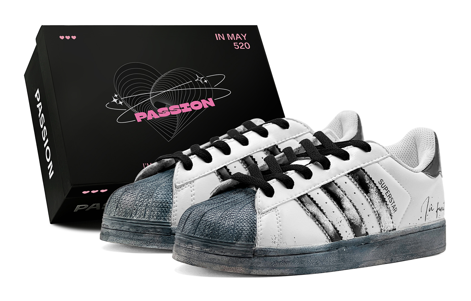 Adidas Originals Superstar 2 Skateboard Shoes Unisex Low top Blue