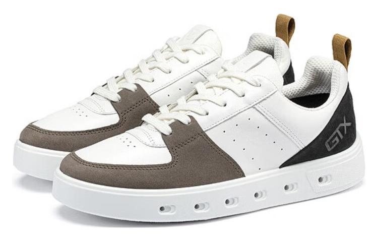Ecco Wear-Resistant Low-Top Skateboard Shoes Men's Tan