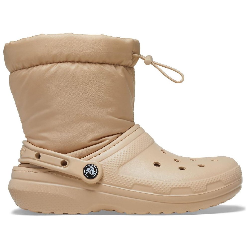 Crocs Short Snow Boots Men's Beige