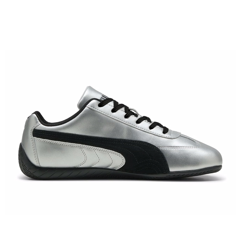 PUMA Speedcat Collection Urban Chic Style Code Low top Casual Shoes Unisex Silver Black