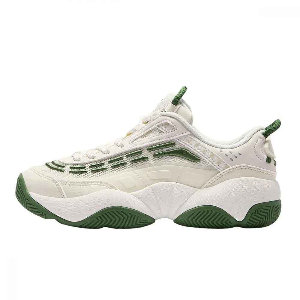 FILA FUSION FIRE Low Top Vintage Basketball Shoes Women's White Green