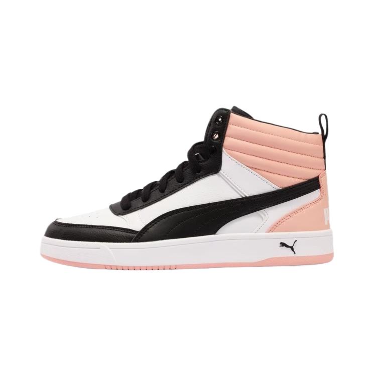 PUMA DRIBBLE Slip-Resistant Mid-Top Skateboard Shoes Unisex Light Pink