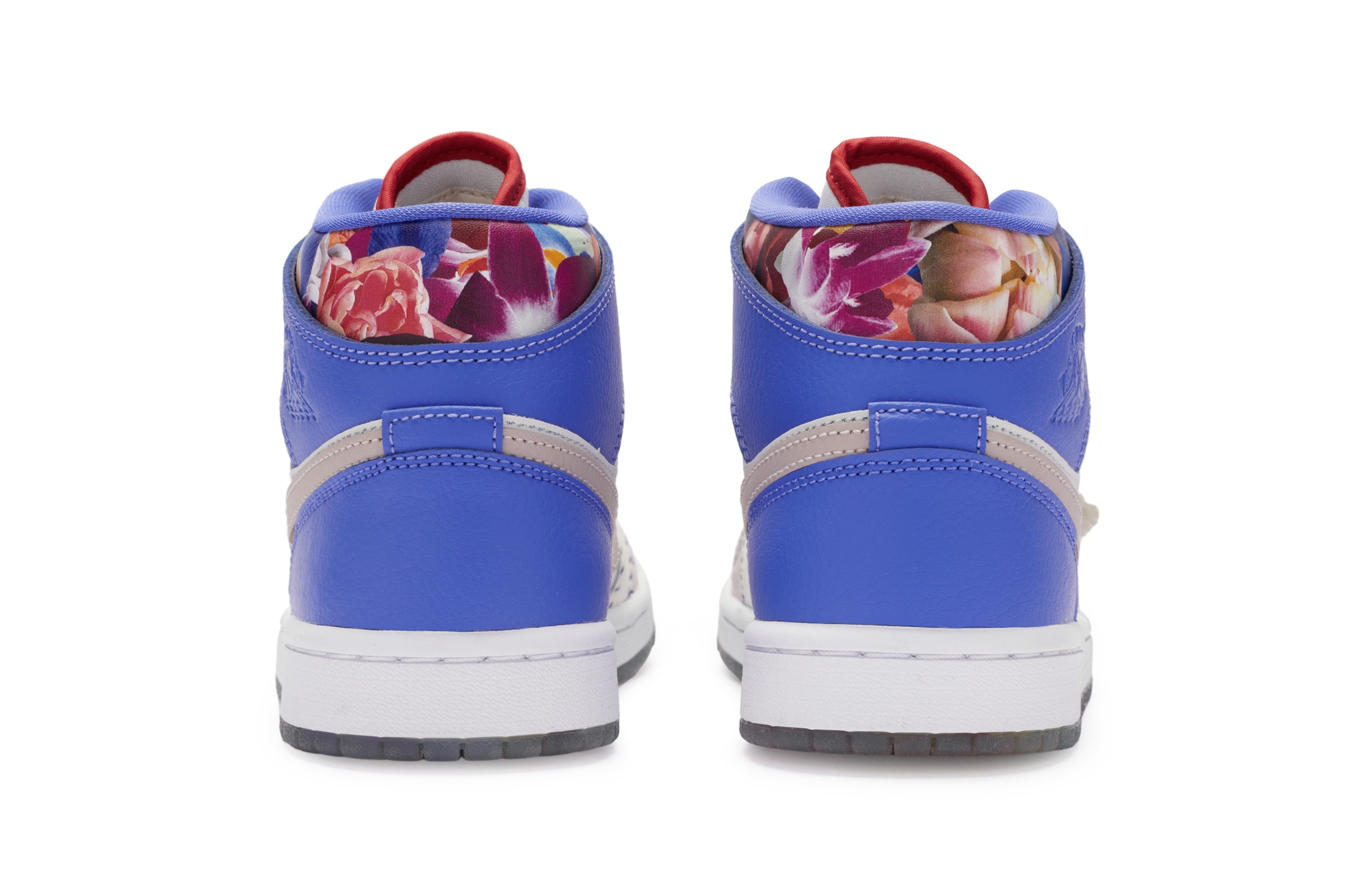 Jordan Air Jordan 1 811 Manufacture Secret Garden High-Top Vintage Basketball Shoes Women's Beige Purple Pink