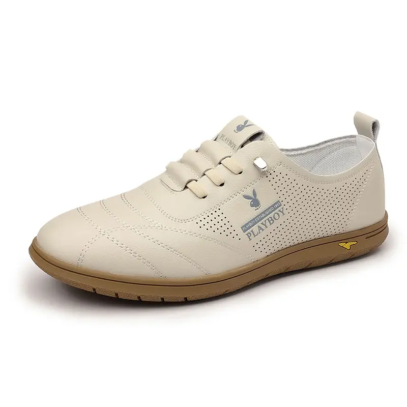 Playboy Low Top Casual Shoes Men's Beige