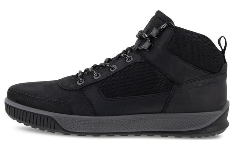 Ecco High-Top Sports Casual Shoes Men's Black