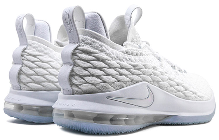 Nike LeBron 15 Low White Metallic Silver