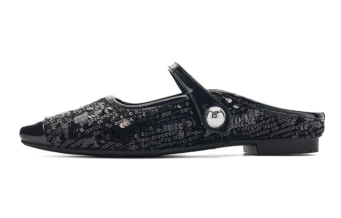 EBLAN Closed Toe Slippers Women's Black