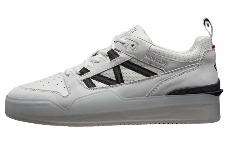 Moncler Logo-patch Leather Sneakers
