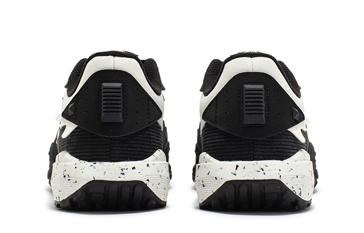 361° Shortbread Wear-Resistant Low-Top Casual Shoes Women's Obsidian Black/Feather White