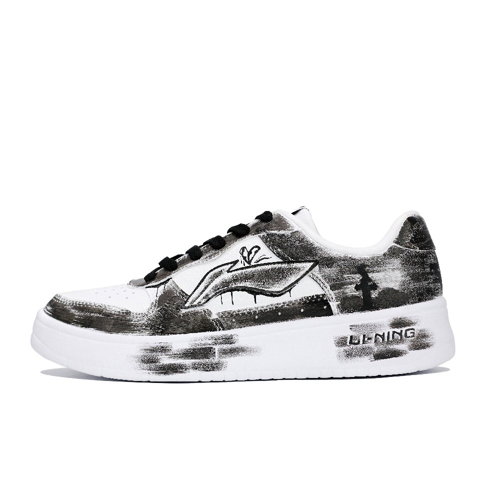 LINING Pontoon Boats Skateboard Shoes Men's Low top White