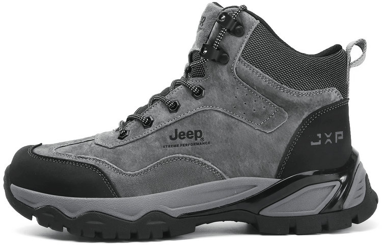 Jeep Outdoor Collection High Top Outdoor Shoes Men's Gray