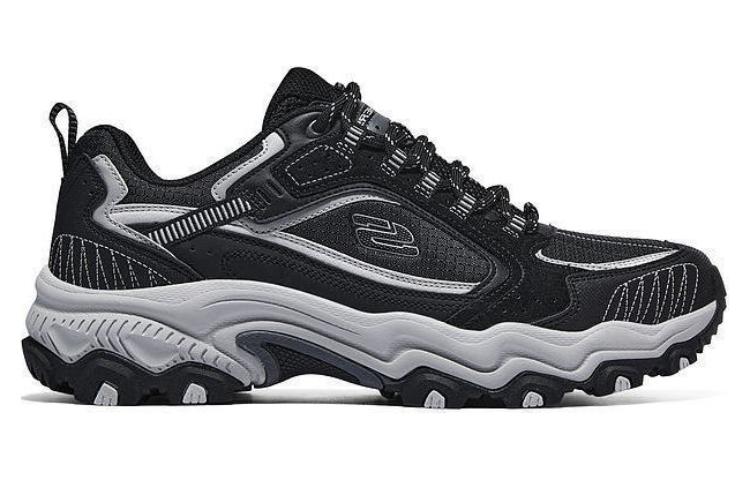 Skechers OUTDOOR Cushioning Lightweight Low-Top Outdoor Shoes Men's Black