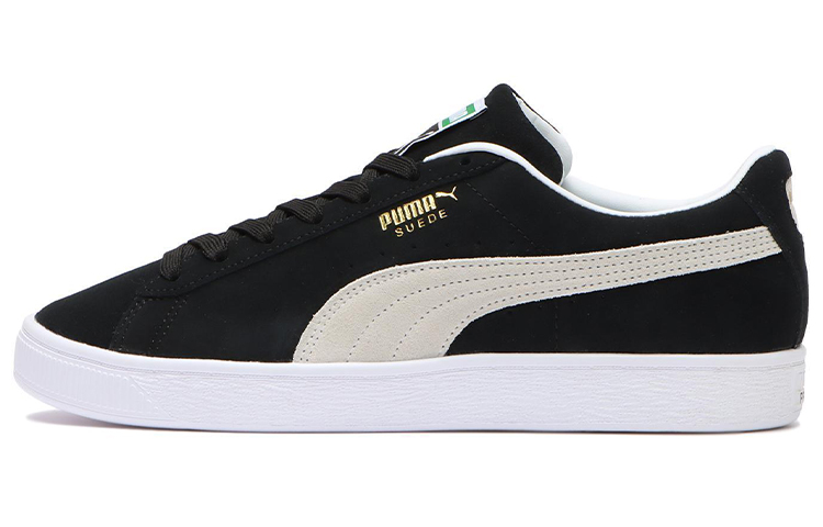 PUMA Suede Casual Skateboarding Shoes Unisex Black White