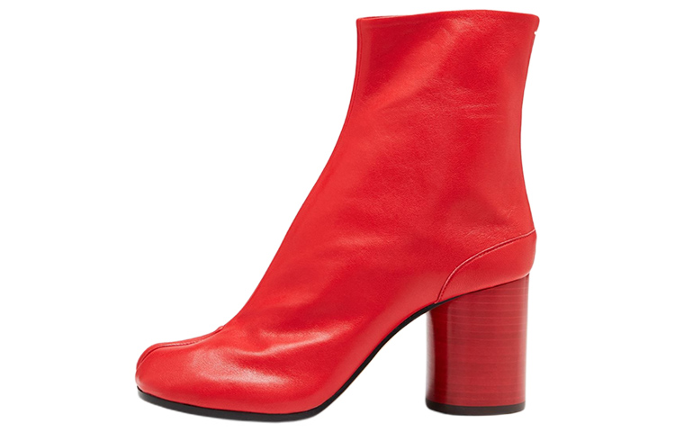 Maison Margiela Tabi Ankle Boots Women's Red