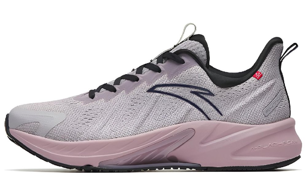 Anta Rocket 4.0 Advanced Training Collection Breathable Low-Top Running Shoes Women's Gray Black Purple