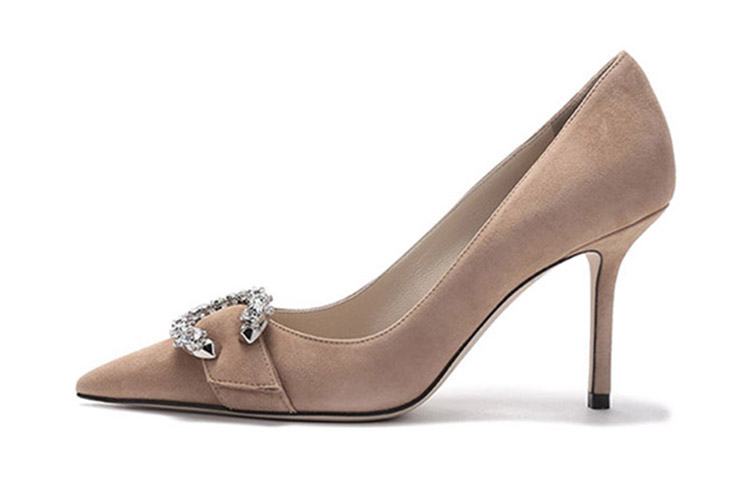 Jimmy Choo Slim Heel High Heels 8.5cm Women's Light Caramel