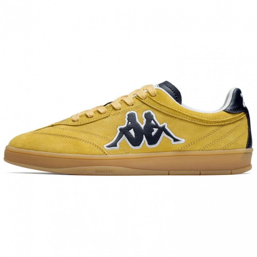 Kappa Tifo Back to Back Low Top Skateboard Shoes Unisex Sri Lanka Yellow Black