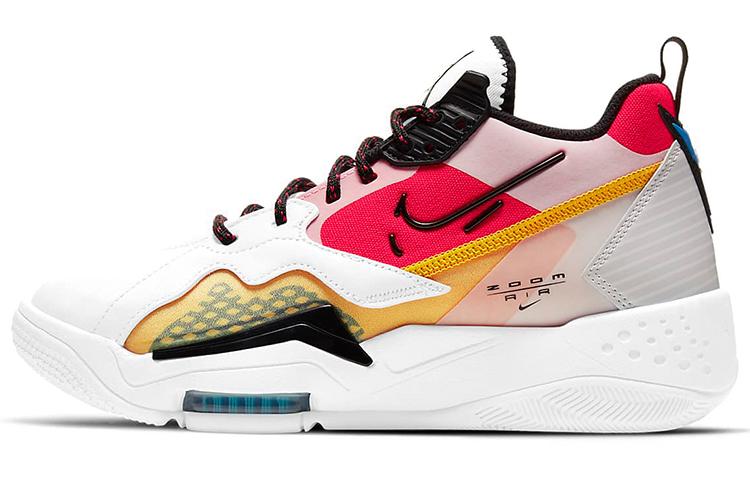 Jordan Zoom '92 White Siren Red University Gold Women's