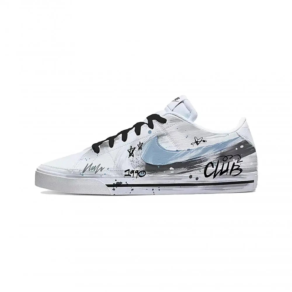 Nike Court Legacy Skateboard Shoes Unisex Low top Black, Gray, Blue