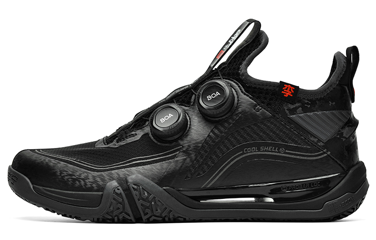 LiNing Ma Mid Top Badminton Shoes Men's Black