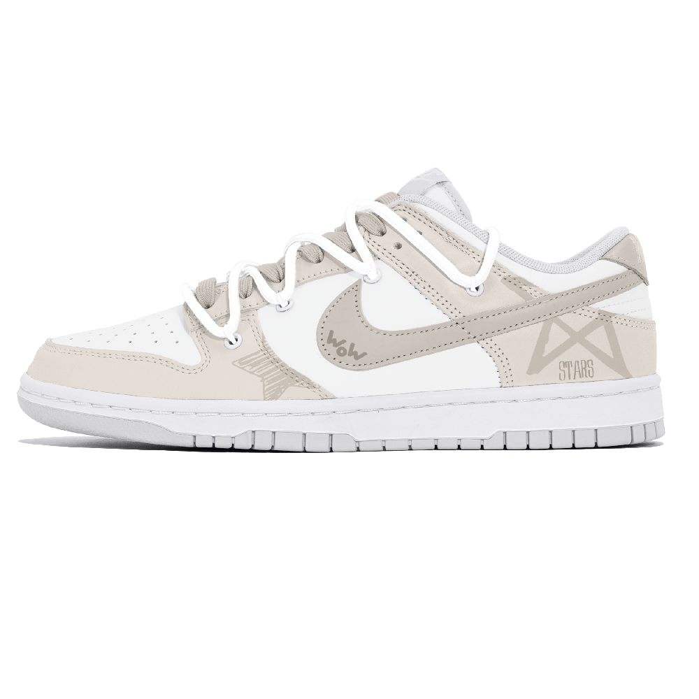 Nike Dunk Abrasion Resistant Low Top Skateboard Shoes Women's Brown