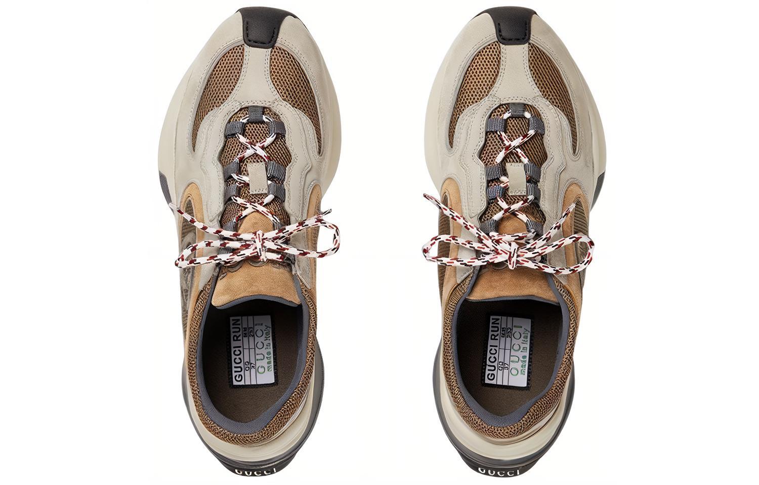 GUCCI Women's Run Sneaker 'Beige Tan Suede' Women's купить в интернет-магазине Yoocart с быстрой доставкой по России.
