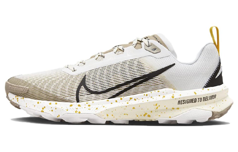 NIKE Kiger 9 Беговые кроссовки Низкие Белый-коричневый Мужские