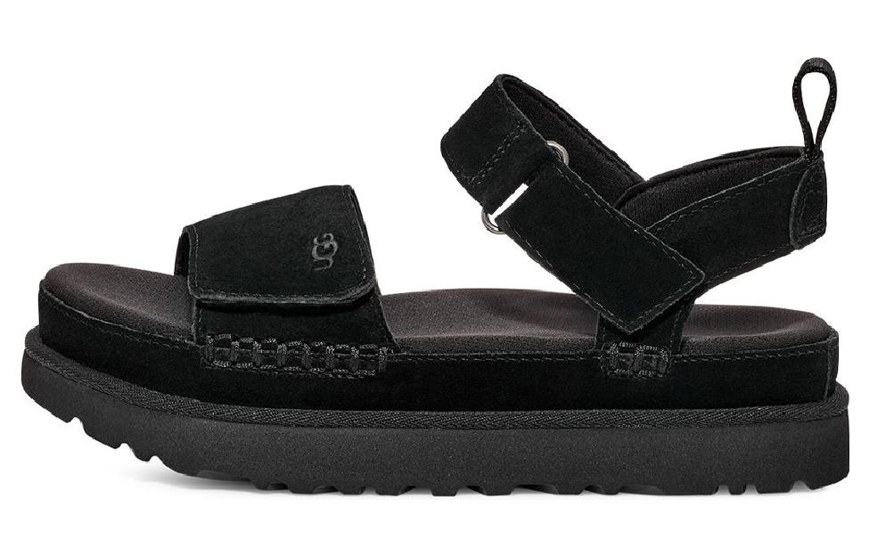 UGG Goldenstar Platform Sandal Black Women's