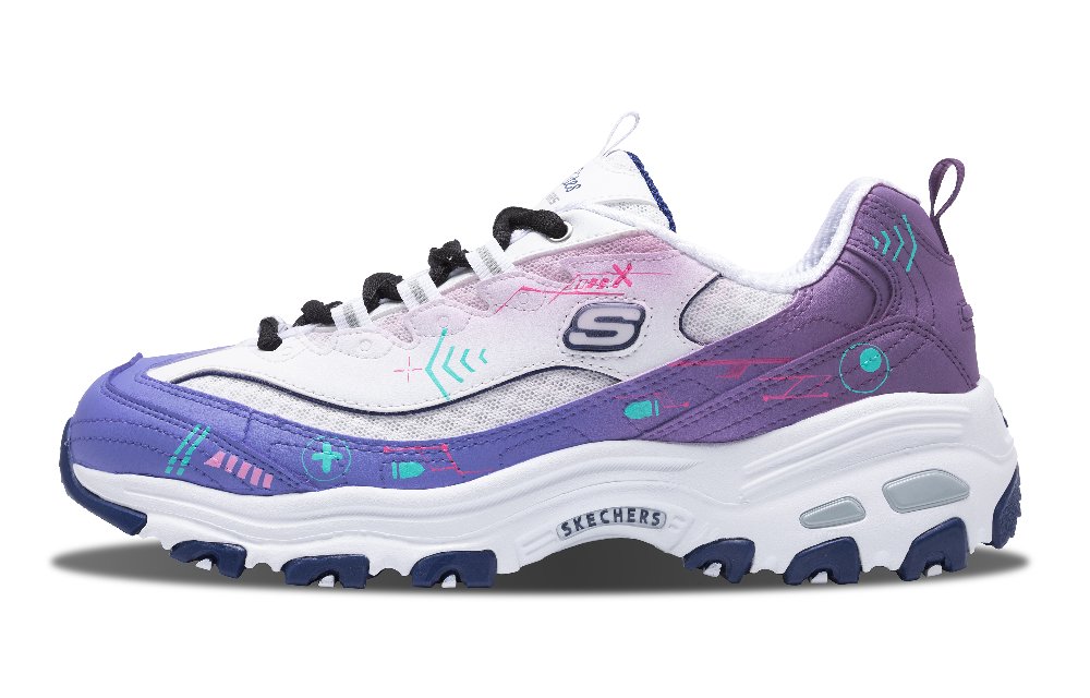 Skechers D'Lites 1.0 Chunky Sneakers Women's Low-Top White