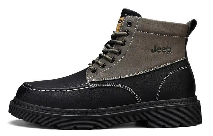 Jeep Short Martin Boot Men's Black Gray