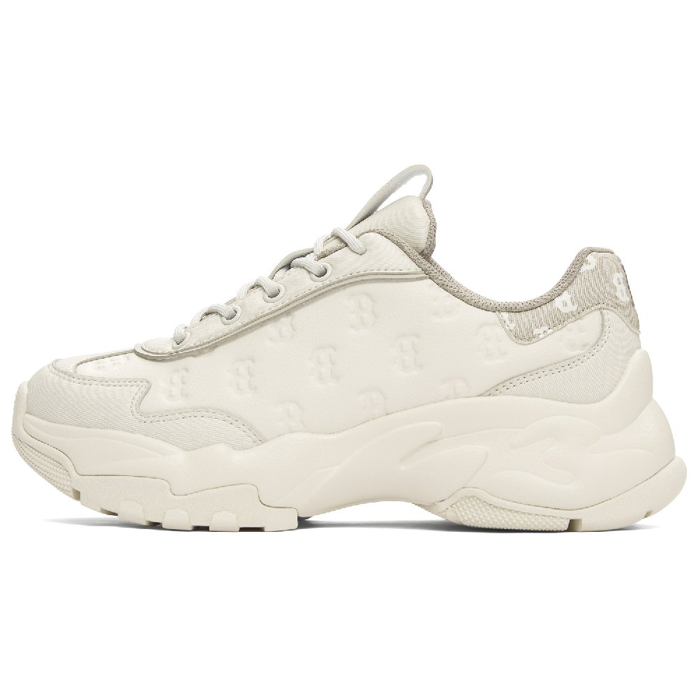 MLB Big Ball Chunky Chunky Sneakers Unisex Beige Yellow