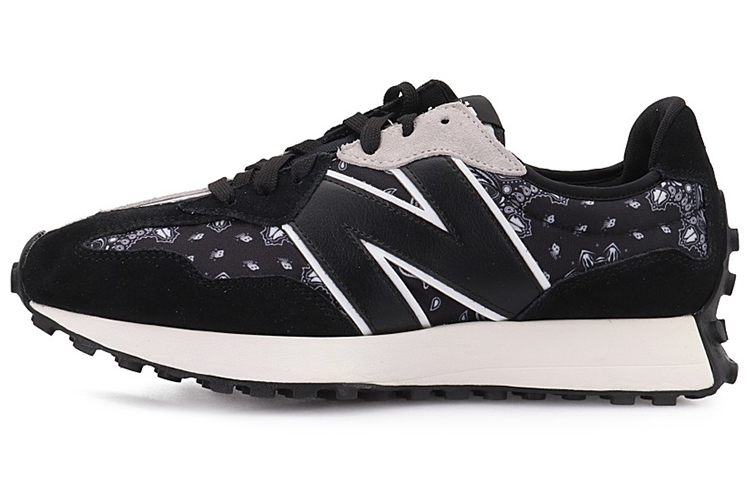 New Balance 327 Black White Paisley