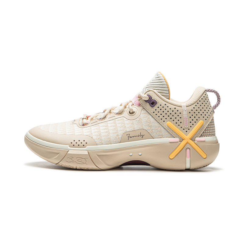 LINING Wode Phantom 6 Basketball Shoes Men's Low Top Dusty Khaki/Ecru