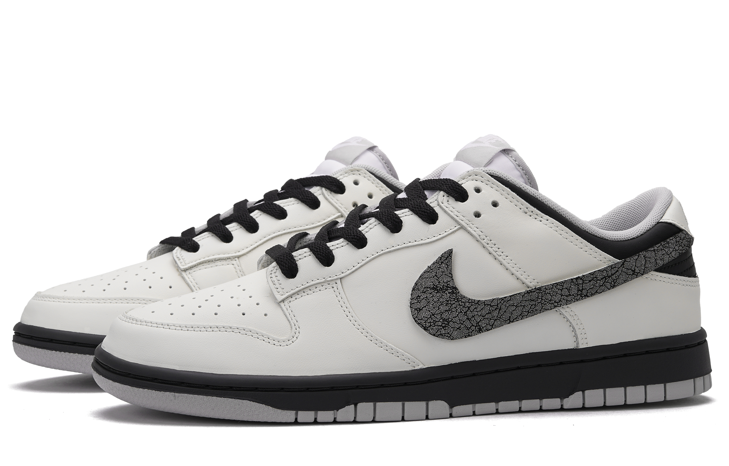 Nike Dunk Anti Slip Wear Resistant Low Top Skateboard Shoes Unisex Beige Black купить в интернет-магазине Yoocart с быстрой доставкой по России.