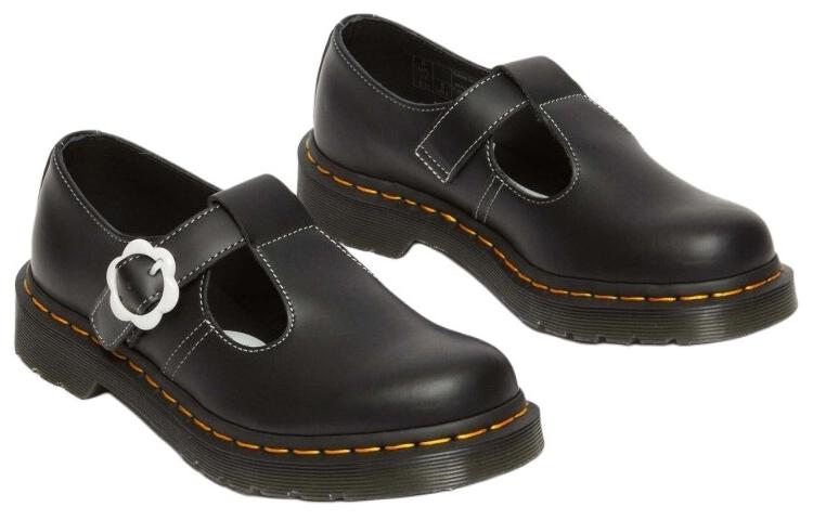 Dr. Martens Polley Smooth Leather Mary Janes 'Black' Women's купить в интернет-магазине Yoocart с быстрой доставкой по России.