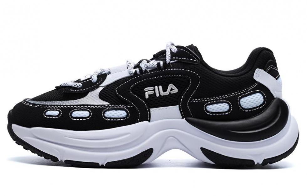 FILA Arch Vintage Shoes 'Black White' Women's