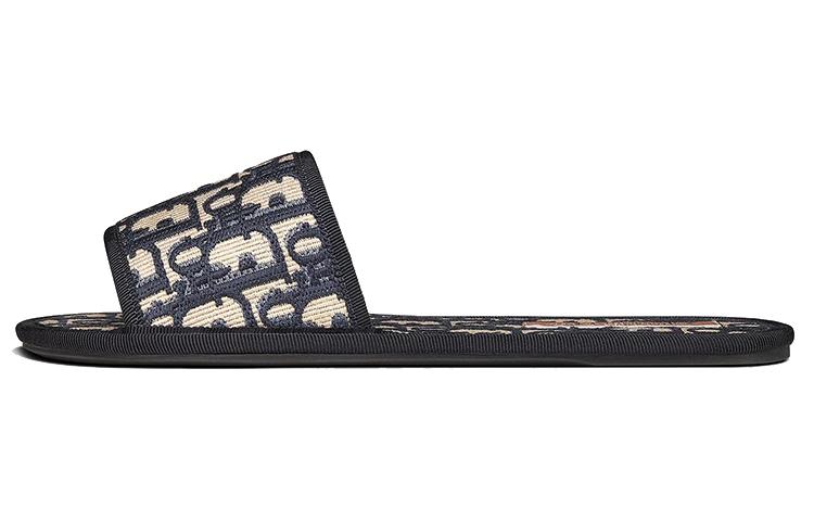 DIOR Chez Moi Sandals Deep Blue Women's