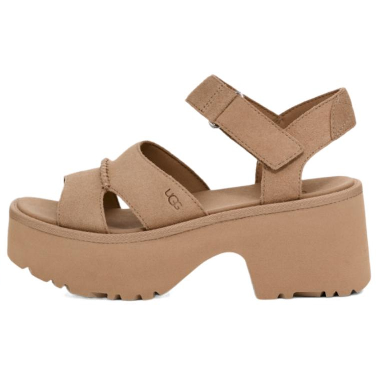 UGG New Heights One Strap Sandals 7.6cm Women's Brown