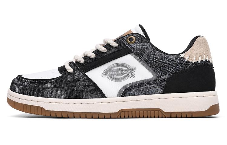 Dickies Patchwork Collection Low-Top Skateboard Shoes Men's Black