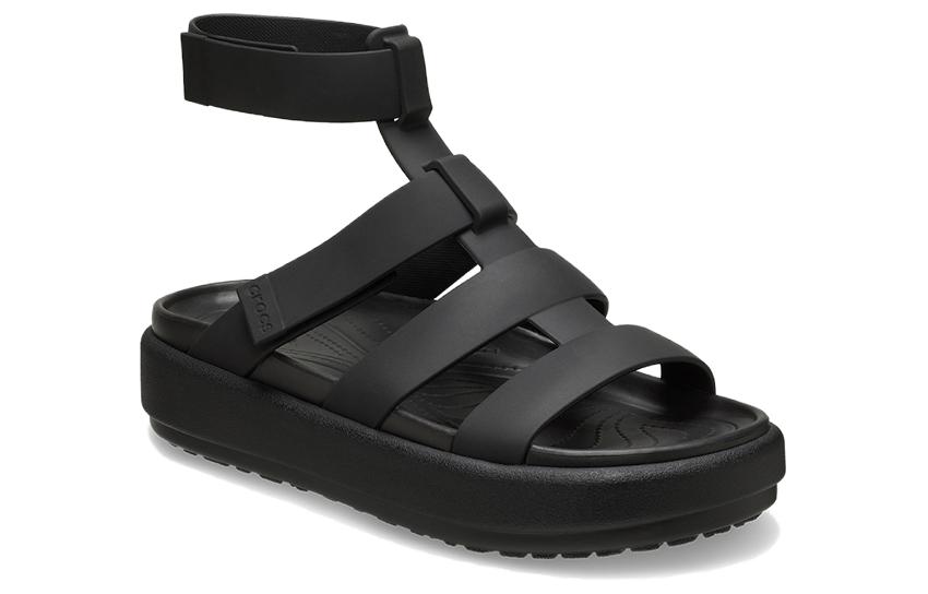 Crocs Brooklyn Luxe Gladiator Sandals 'Black' Women's купить в интернет-магазине Yoocart с быстрой доставкой по России.