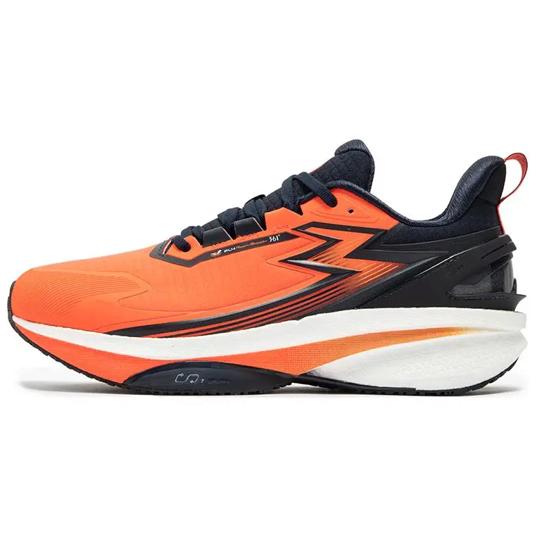 361° Rainproof Screen 8.0 Cushioning, Wear Resistant Low top Running Shoes Men's Orange Black