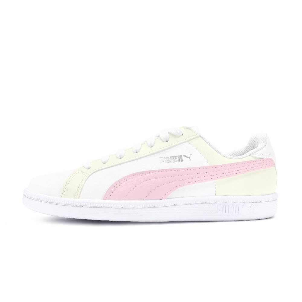 PUMA Smash Lightweight Low Top Skateboard Shoes Unisex Yellow Pink