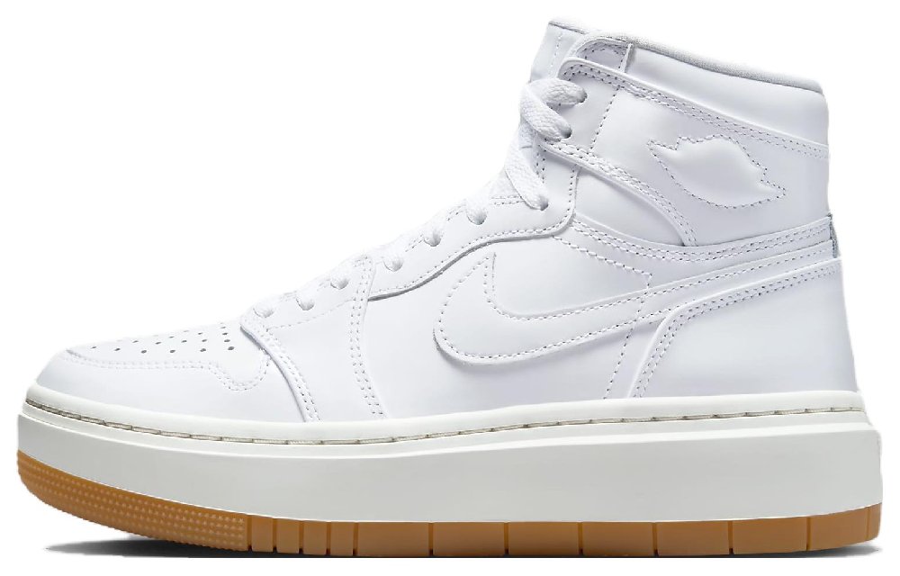 Jordan Air Jordan 1 Винтажные баскетбольные кроссовки High Top Белые Женские