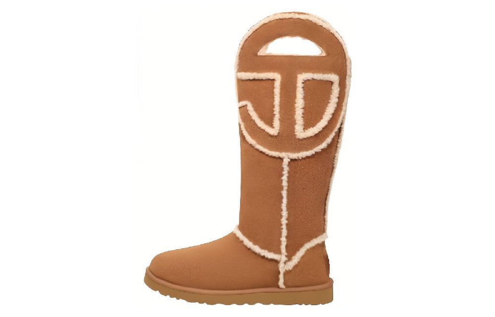 UGG X Telfar Logo Tall Chestnut