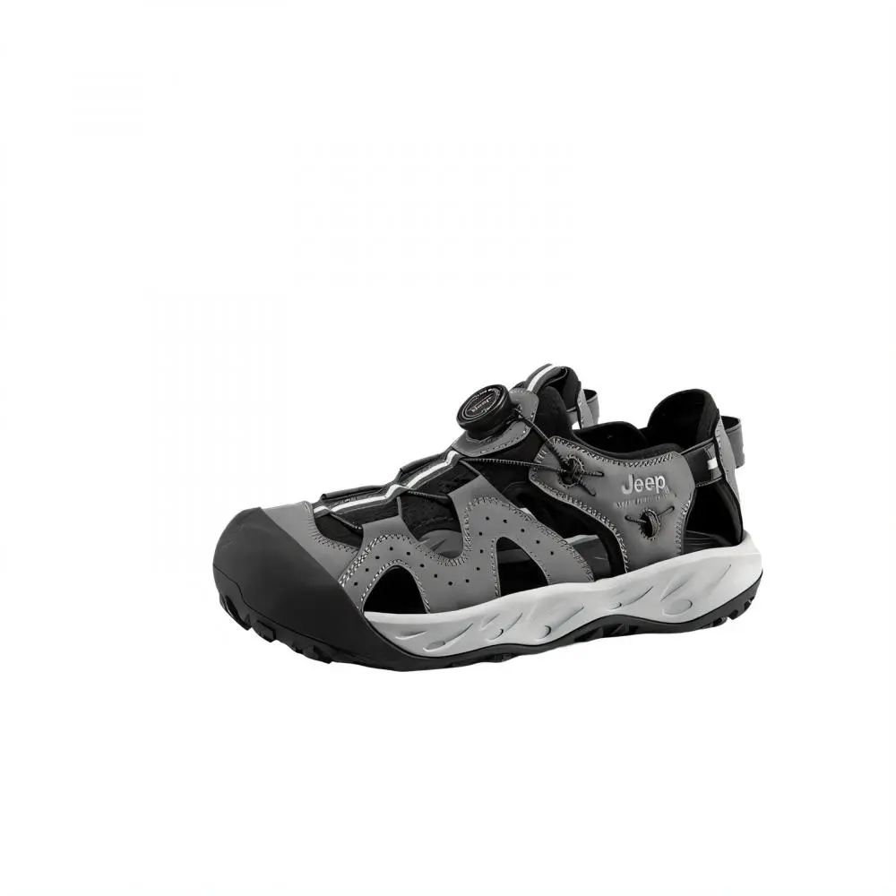 Jeep Outdoor Casual River Trekking Shoes Men's Gray