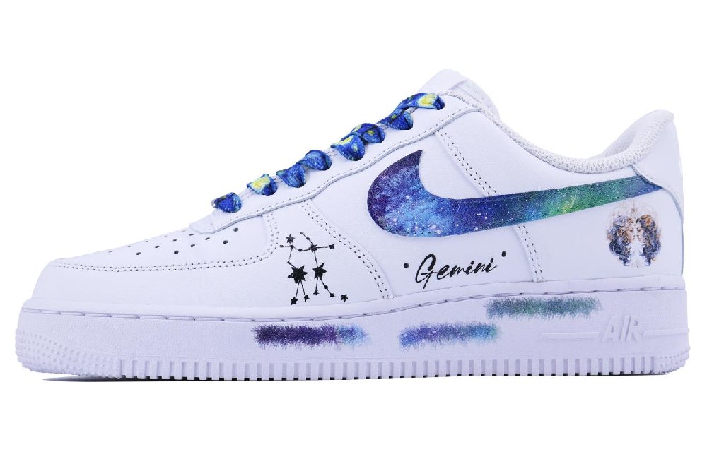 Nike Air Force 1 Low Gemini SDS Low-Top Skateboard Shoes Men's White